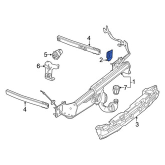 Mercedes-Benz OE - Bumper Impact Bar Gasket