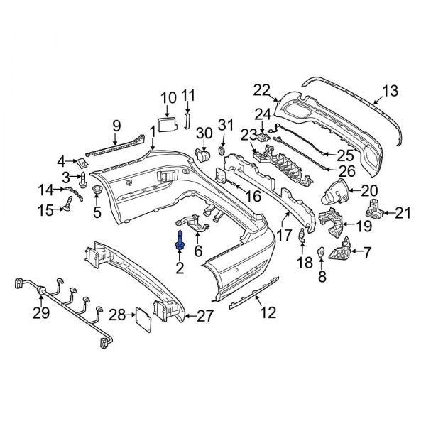 Bumper Cover Screw