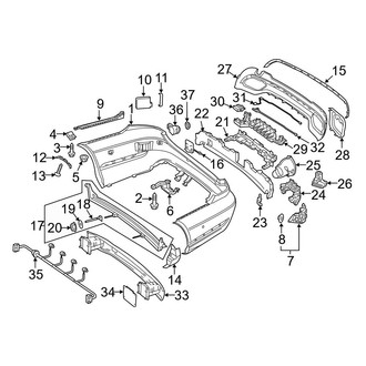 Mercedes-Benz OE - Rear Bumper (With AMG Package), (Wagon)
