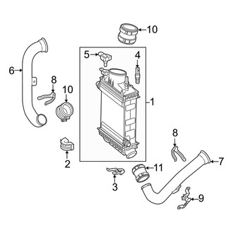 Mercedes-Benz OE - Cooling - Intercooler (Sedan)