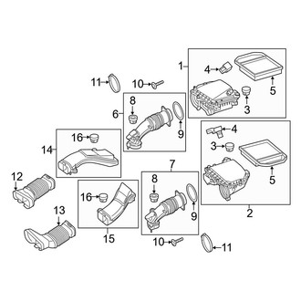 Mercedes-Benz OE - Engine - Air Intake (Sedan)