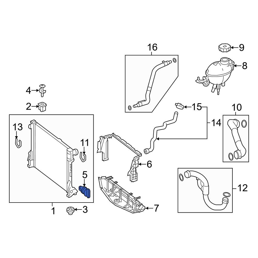 MercedesBenz OE 0009970224 Radiator Drain Plug