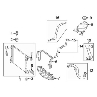 Mercedes-Benz OE - Cooling - Radiator & Components