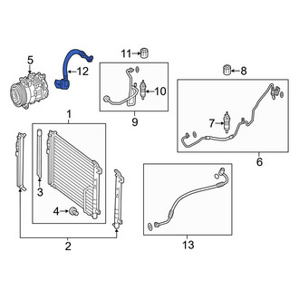 Mercedes-Benz OE - A/C Refrigerant Suction Hose
