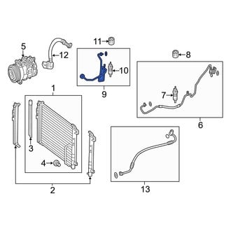Mercedes-Benz OE - A/C Refrigerant Suction Hose