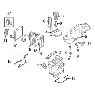 2014 Mercedes E Class Heater Cores | Seals, Clamps, Boxes — CARiD.com