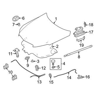 Mercedes-Benz OE - Hood & Components (Convertible / Coupe)