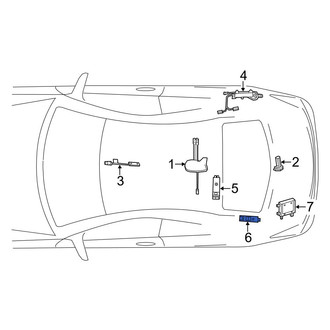 Mercedes-Benz OE - Rear Left Antenna Amplifier