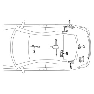 Mercedes-Benz OE - Electrical - Antenna (Coupe)