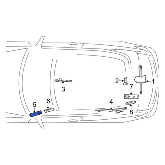 Mercedes-Benz OE - Right Lower Antenna Amplifier