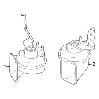 Mercedes-Benz OE - Electrical - Horn (Convertible / Coupe)