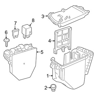 Mercedes-Benz OE - Electrical - Fuse & Relay (Engine Compartment), (Convertible / Coupe)