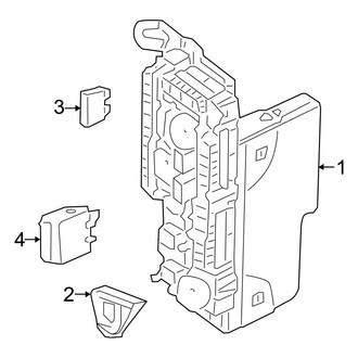 Mercedes-Benz OE - Electrical - Fuse & Relay (Trunk), (Convertible / Coupe)
