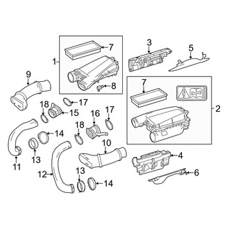 Mercedes-Benz OE - Engine - Air Intake (Convertible / Coupe)