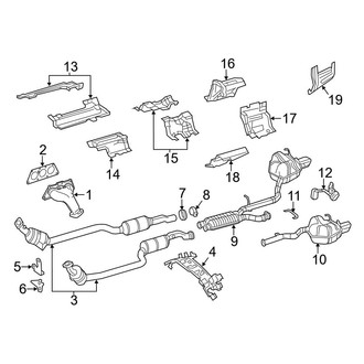 Mercedes-Benz OE - Exhaust System - Exhaust Components