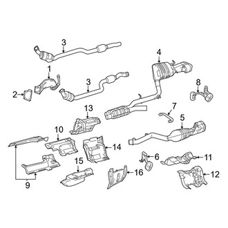 Mercedes-Benz OE - Exhaust System - Exhaust Components