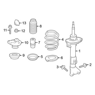 Mercedes-Benz OE - Front Suspension - Struts & Components (Convertible / Coupe RWD)