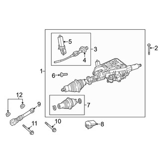 Mercedes-Benz OE - Steering Column Assembly (Convertible / Coupe)