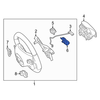 Mercedes-Benz OE - Left Steering Wheel Radio Controls