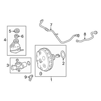 Mercedes-Benz OE - Cowl - Components on Dash Panel (Convertible / Coupe)