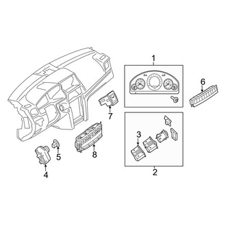 Mercedes-Benz OE - Instrument Panel - Cluster & Switches