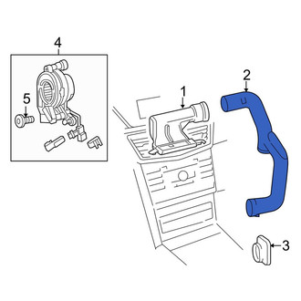 Mercedes-Benz OE - Center Instrument Panel Air Duct