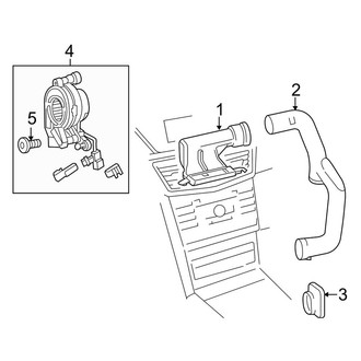 Mercedes-Benz OE - Instrument Panel - Ducts (Audio System), (Convertible / Coupe)