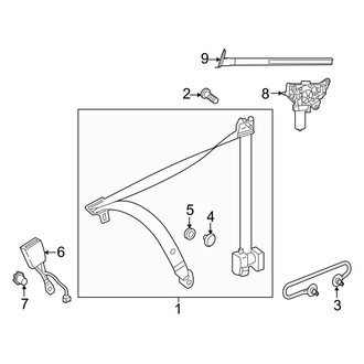 Mercedes-Benz OE - Restraint Systems - Front Seat Belts