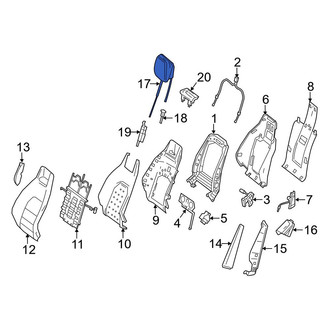Mercedes-Benz OE - Front Headrest