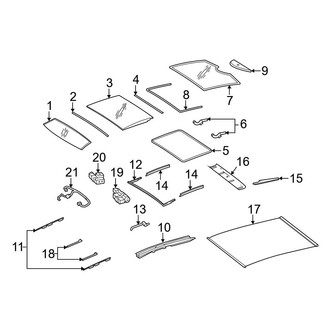 Mercedes-Benz OE - Roof - Sunroof (Coupe)