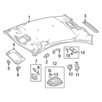Mercedes-Benz OE - Roof - Interior Trim (Coupe)