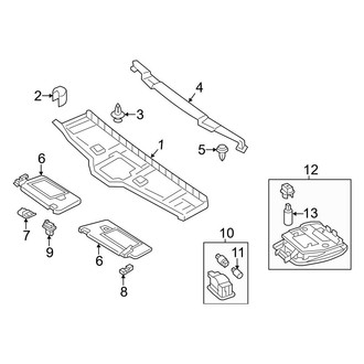 Mercedes-Benz OE - Roof - Interior Trim (Convertible)