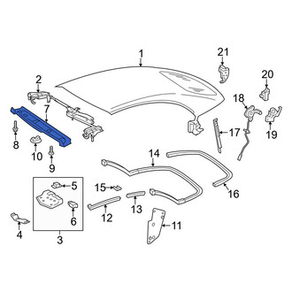 Mercedes-Benz OE - Roof Opening Trim
