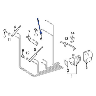 Mercedes-Benz OE - Convertible Top Strut