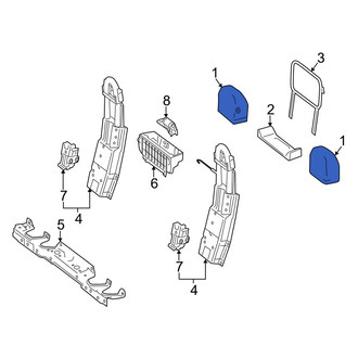Mercedes-Benz OE - Front Headrest