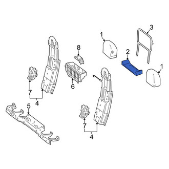 Mercedes-Benz OE - Upper Headrest Cover