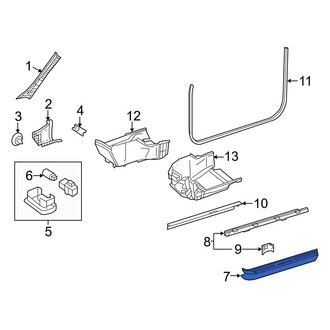 Mercedes-Benz OE - Left Door Sill Plate