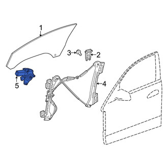 Mercedes-Benz OE - Rear Left Window Motor