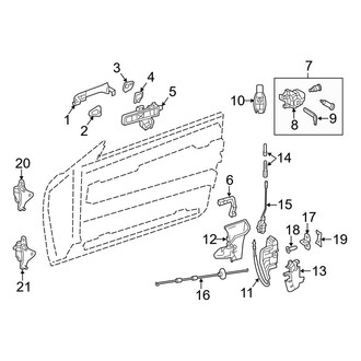 Mercedes-Benz OE - Door - Lock & Hardware (Convertible / Coupe)