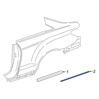 Mercedes-Benz OE - Rear Left Quarter Panel Molding