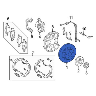 Mercedes-Benz OE - Front Disc Brake Rotor
