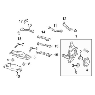 Mercedes-Benz OE - Rear Suspension - Suspension Components (Convertible / Coupe)