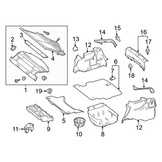 Mercedes-Benz OE - Rear Body & Floor - Interior Trim (Coupe)