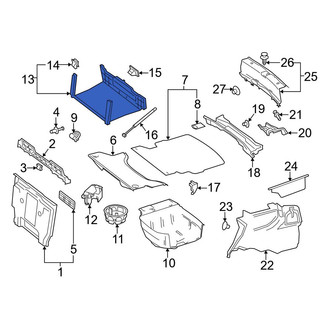 Mercedes-Benz OE - Rear Luggage Compartment Cover