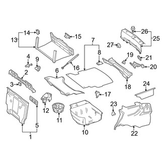 Mercedes-Benz OE - Rear Body & Floor - Interior Trim (Convertible)