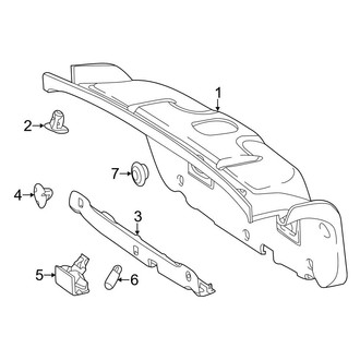 Mercedes-Benz OE - Trunk Lid - Interior Trim (Coupe)