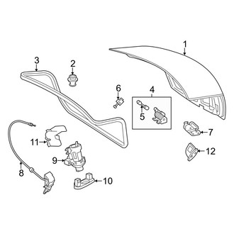 Mercedes-Benz OE - Trunk Lid - Lid & Components (Convertible)