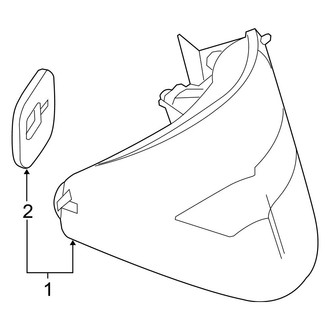 Mercedes-Benz OE - Rear Lamps - Combination Tail Lamps (Convertible / Coupe)