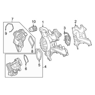 Mercedes-Benz OE - Cooling - Water Pump