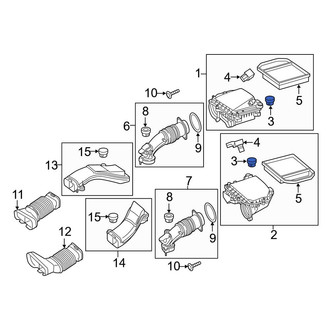 Mercedes-Benz OE - Front Engine Air Intake Hose Grommet